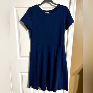 Large, Navy Blue dress. Never worn.